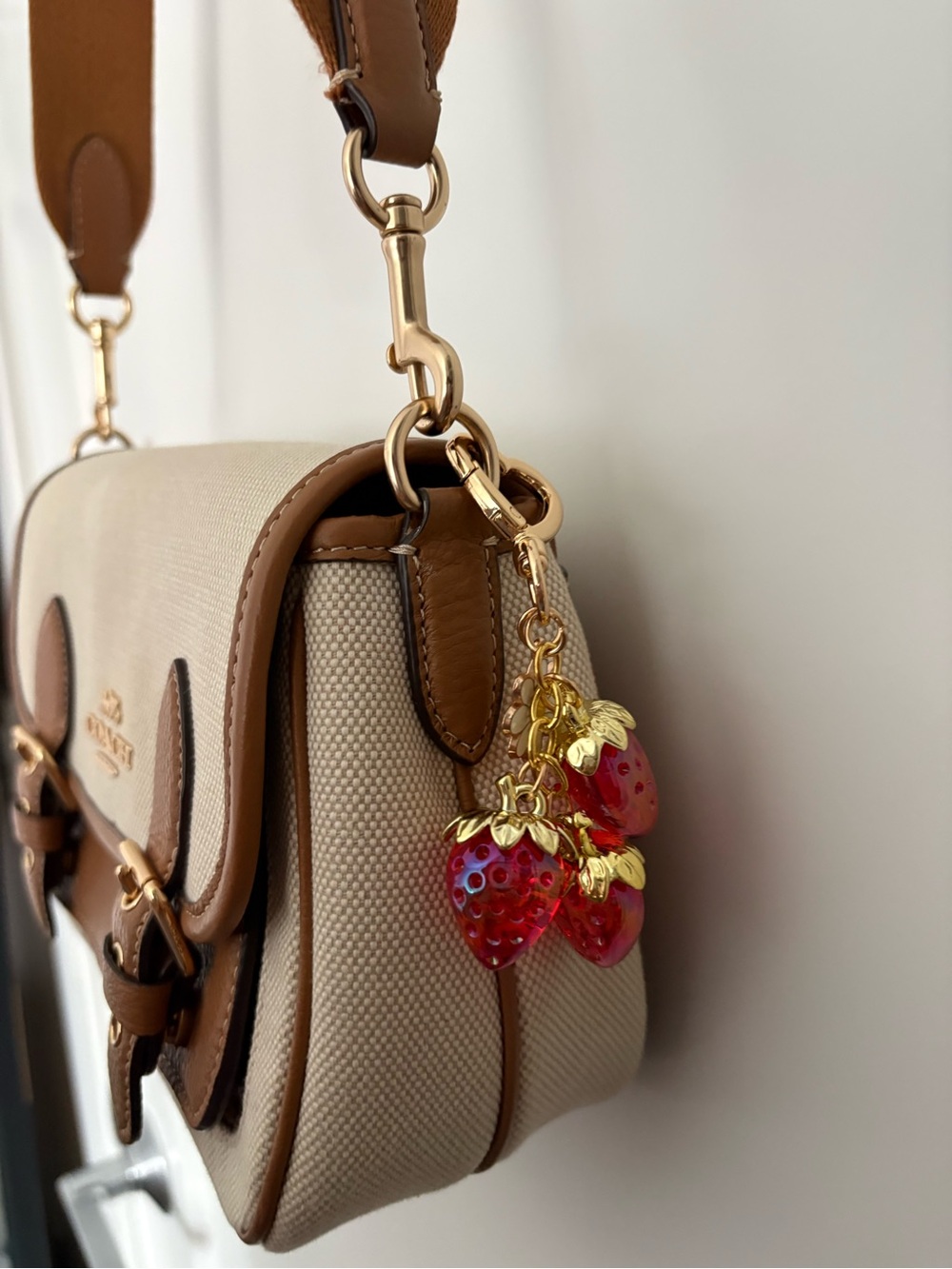 Coach Crossbody Bag and Strawberry Zip Card Case - Picture 5 of 14